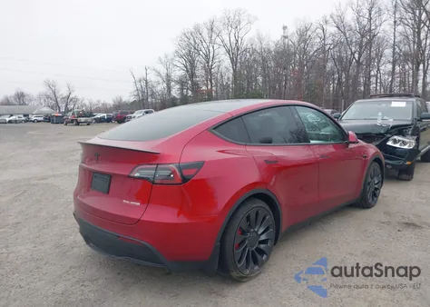 2024 Tesla Model Y Performance Dual Motor All-Wheel Drive из США, поврежденный, VIN 7SAYGDEF1RA278679